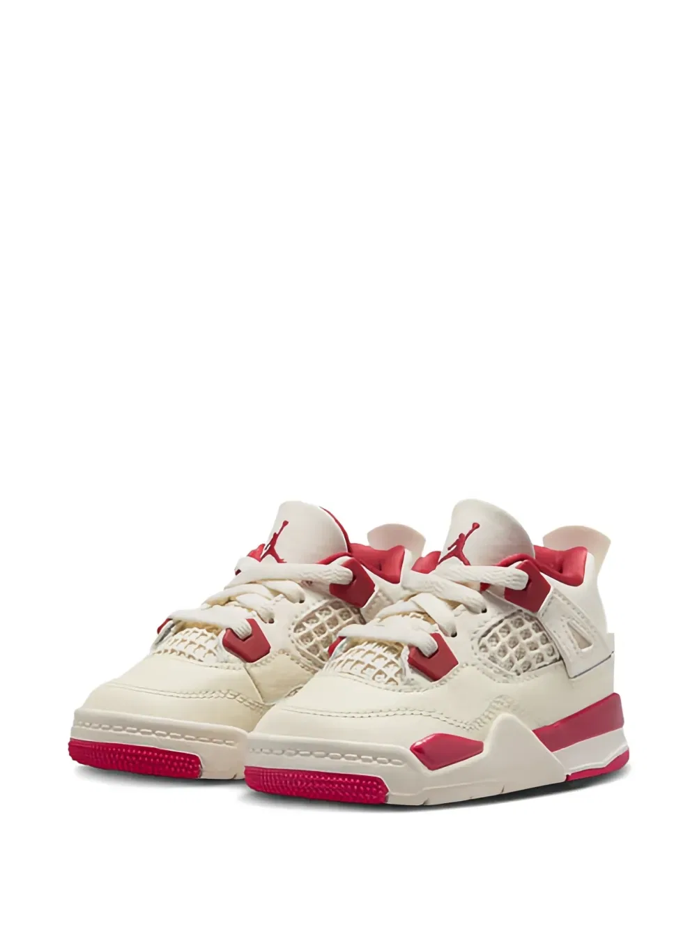 Кроссовки Air Jordan 4 TD "День святого Валентина" на шнуровке Jordan Kids, нейтральный