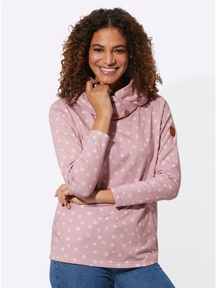 

WITT WEIDEN Водолазка с принтом в сиреневых и белых тонах