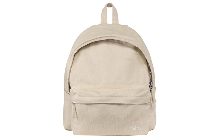 

Хлопковый рюкзак из канваса обычный унисекс экрю Stussy