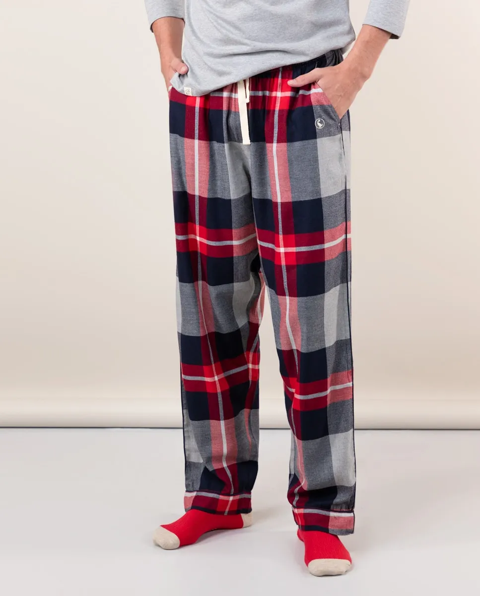 

Мужские брюки в клетку тартан двухцветные El Ganso, синий