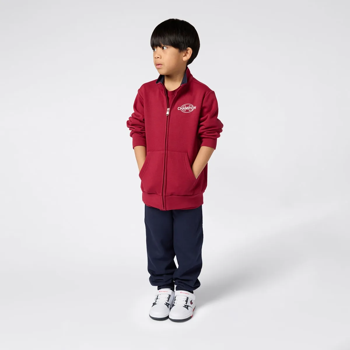 

Детский спортивный костюм из хлопка Champion, темно-синий