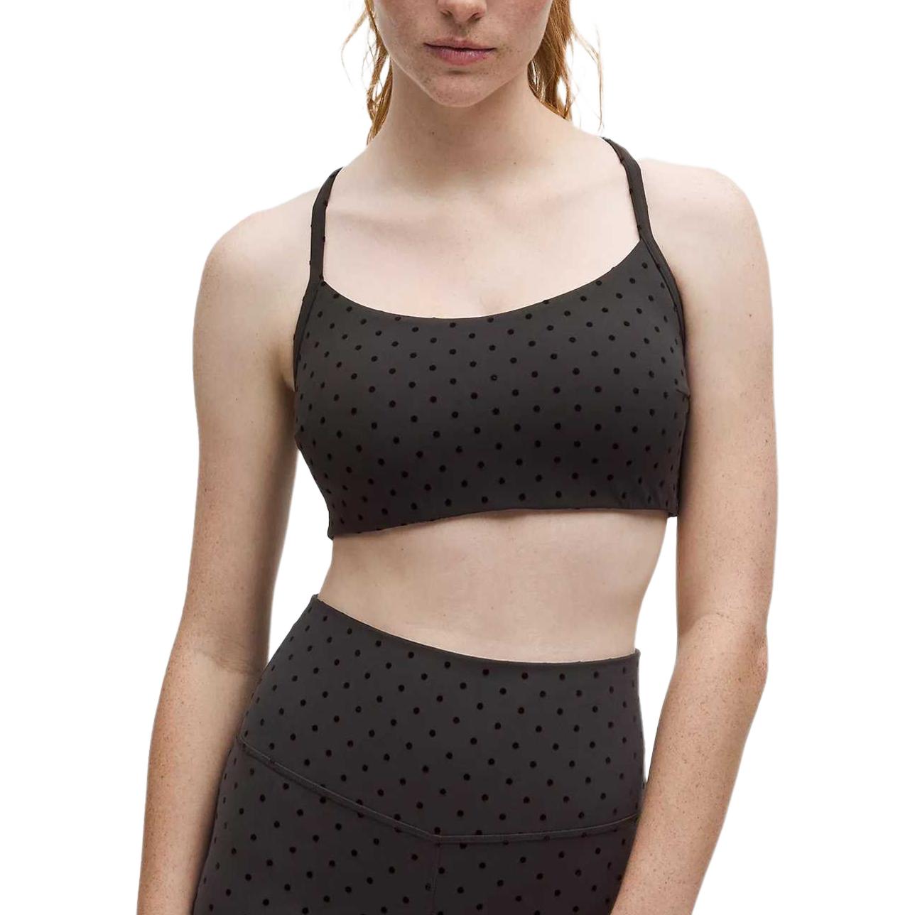 

Женские трусы для йоги Lululemon, polka flock черный