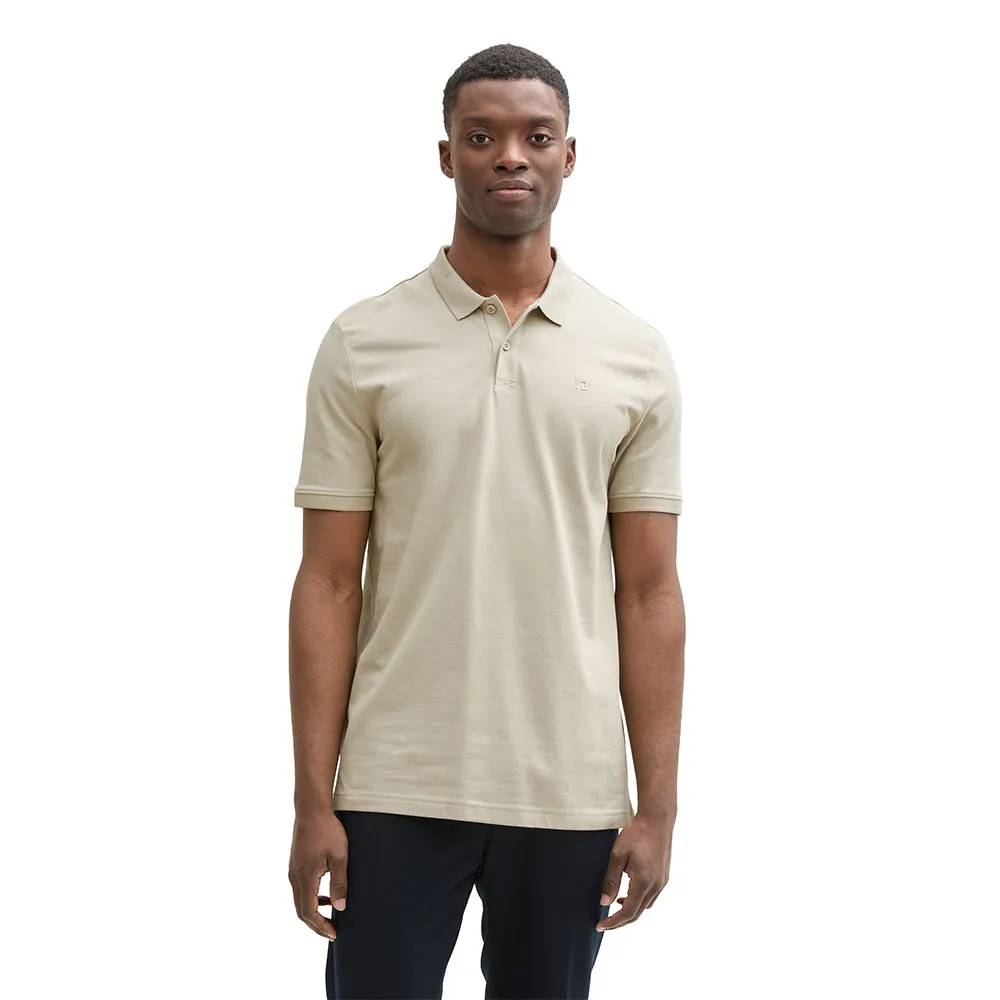 

Поло с коротким рукавом Tom Tailor Basic, бежевый