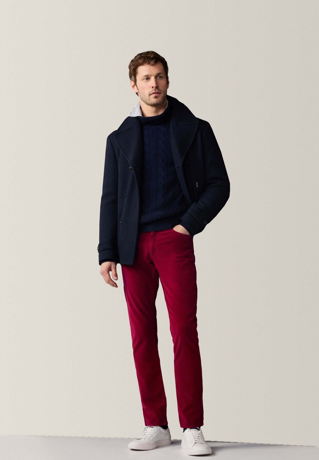 

Брюки 5 POCKET Façonnable, цвет Berry