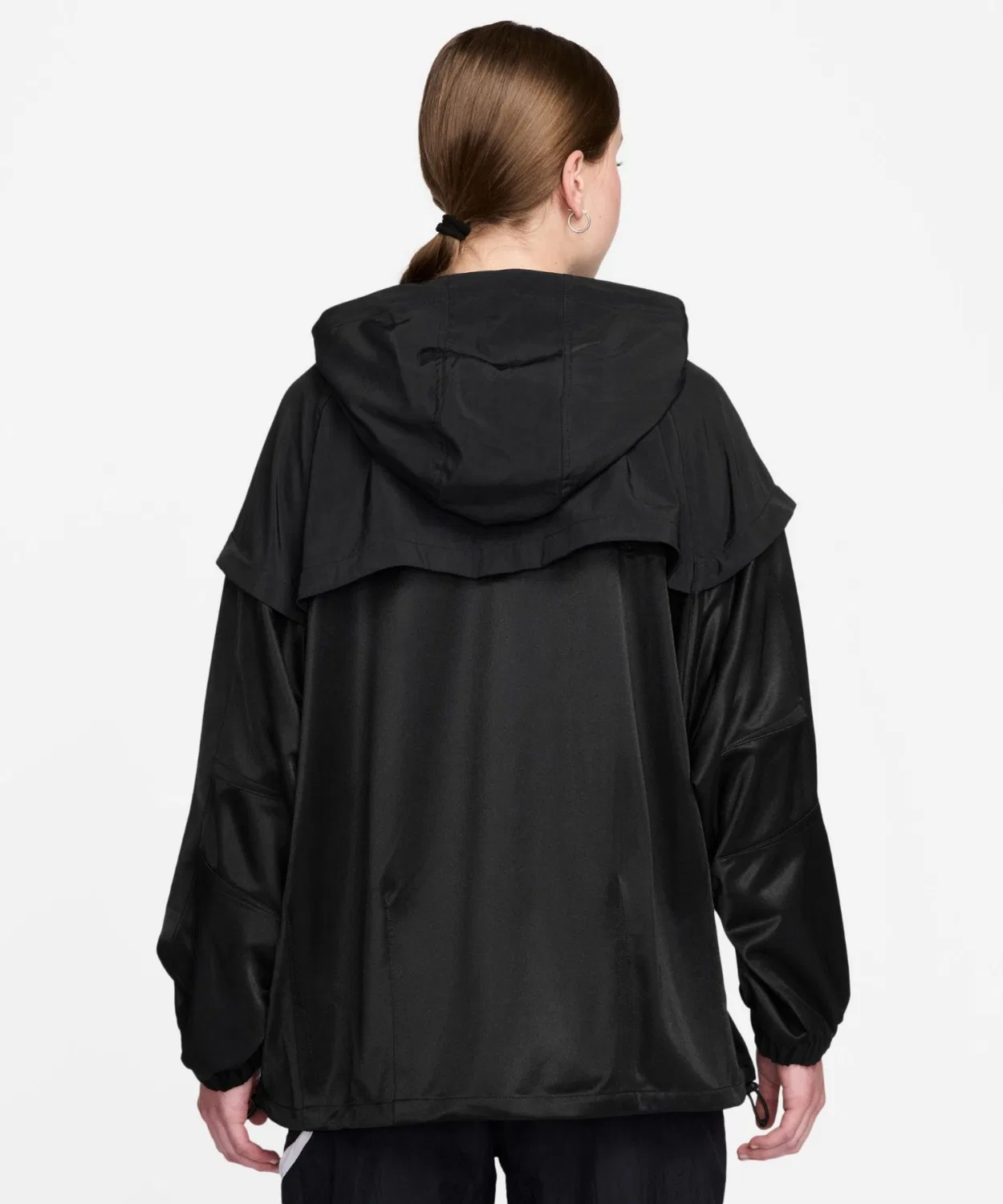 Куртка Nike Sportswear Women's Oversized Windrunner Jacket, черная — фото 2