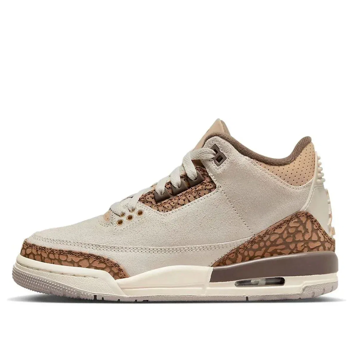 Детские кроссовки Air Jordan Retro DM0967 - бежевые, модель Palomino, повседневная обувь HTAT50 — фото 2