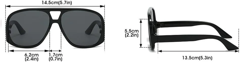 

Модные солнцезащитные очки с двойной перемычкой для женщин, винтажные градиентные очки с защитой от УФ-излучения UV400, женские ретро-очки TKKTLLT, Black-yellow