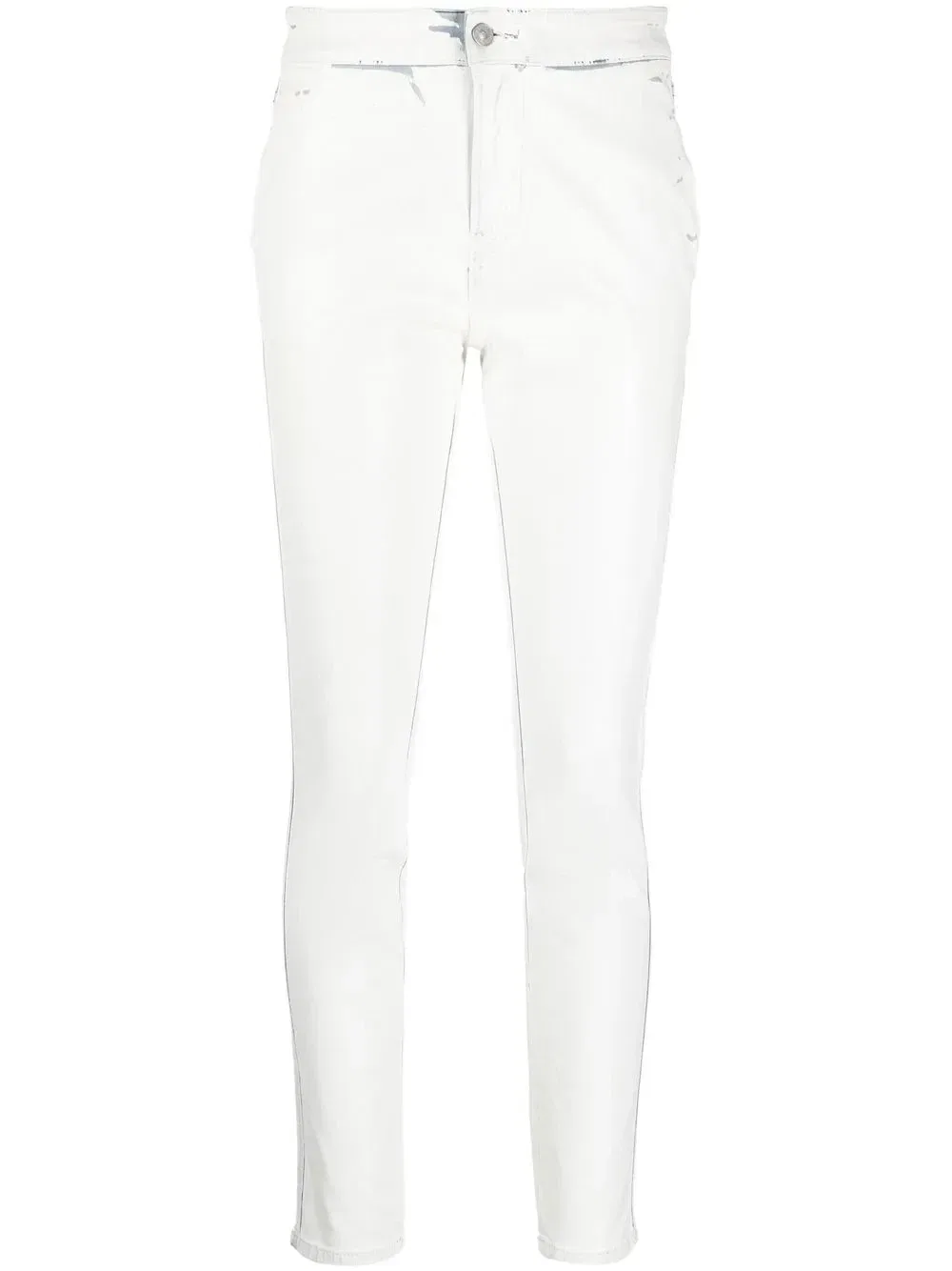 Узкие джинсы - D-Tail Track Denim Joggjeans DIESEL, белый