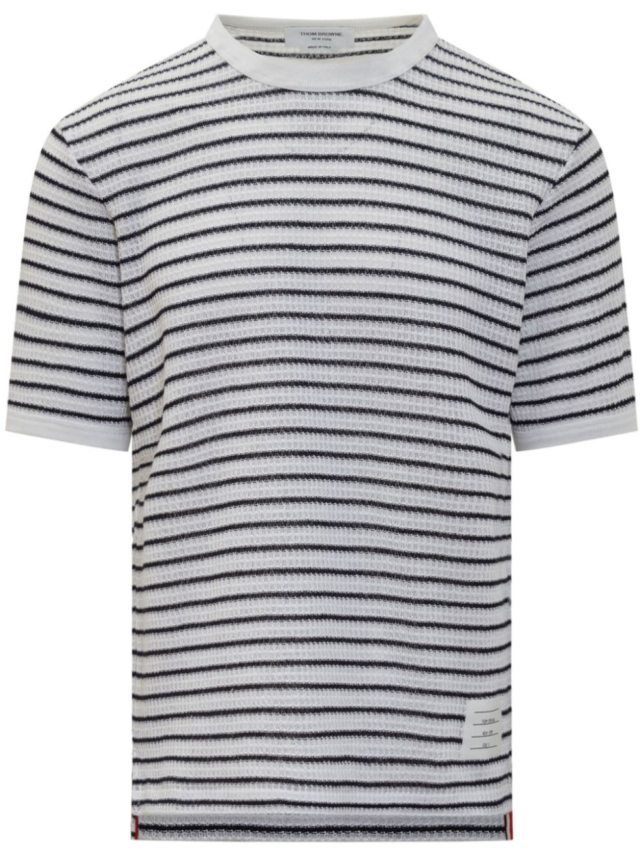 

Thom Browne футболка в полоску, синий