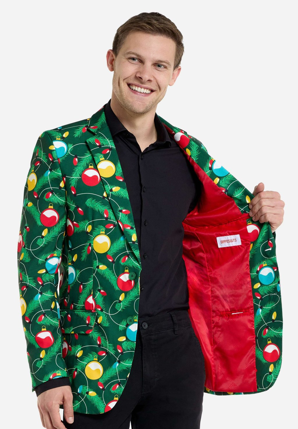 

Пиджак-блейзер XMAS OppoSuits, зеленый