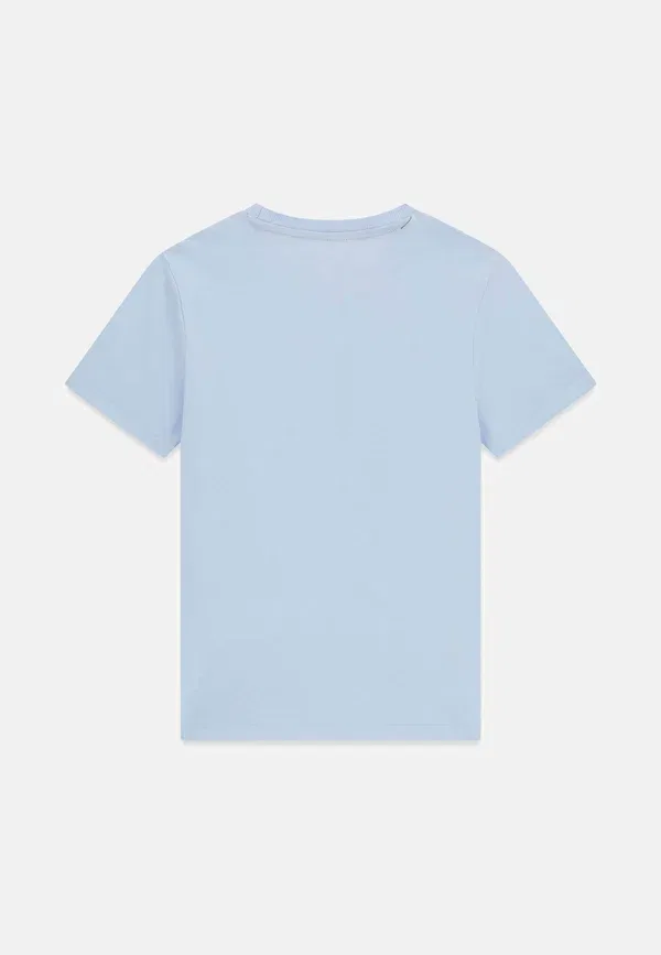 Футболка Guess Junior ss t-shirt print t-shirt, светло-голубая — фото 4