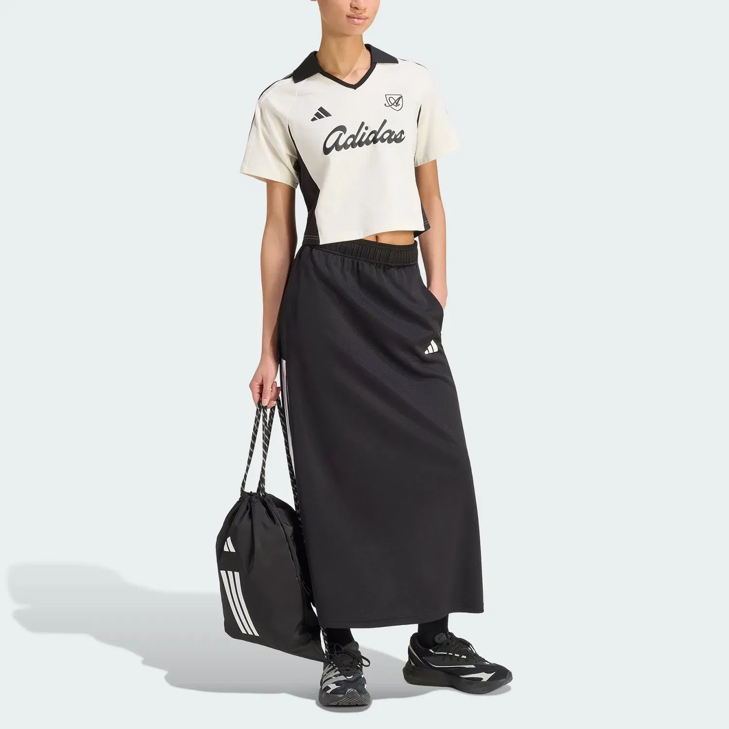 Поло Adidas LUX TIRO джейд вайт — фото 3