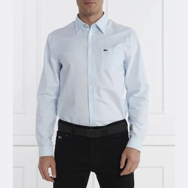 

Рубашка стандартного кроя Lacoste, синий
