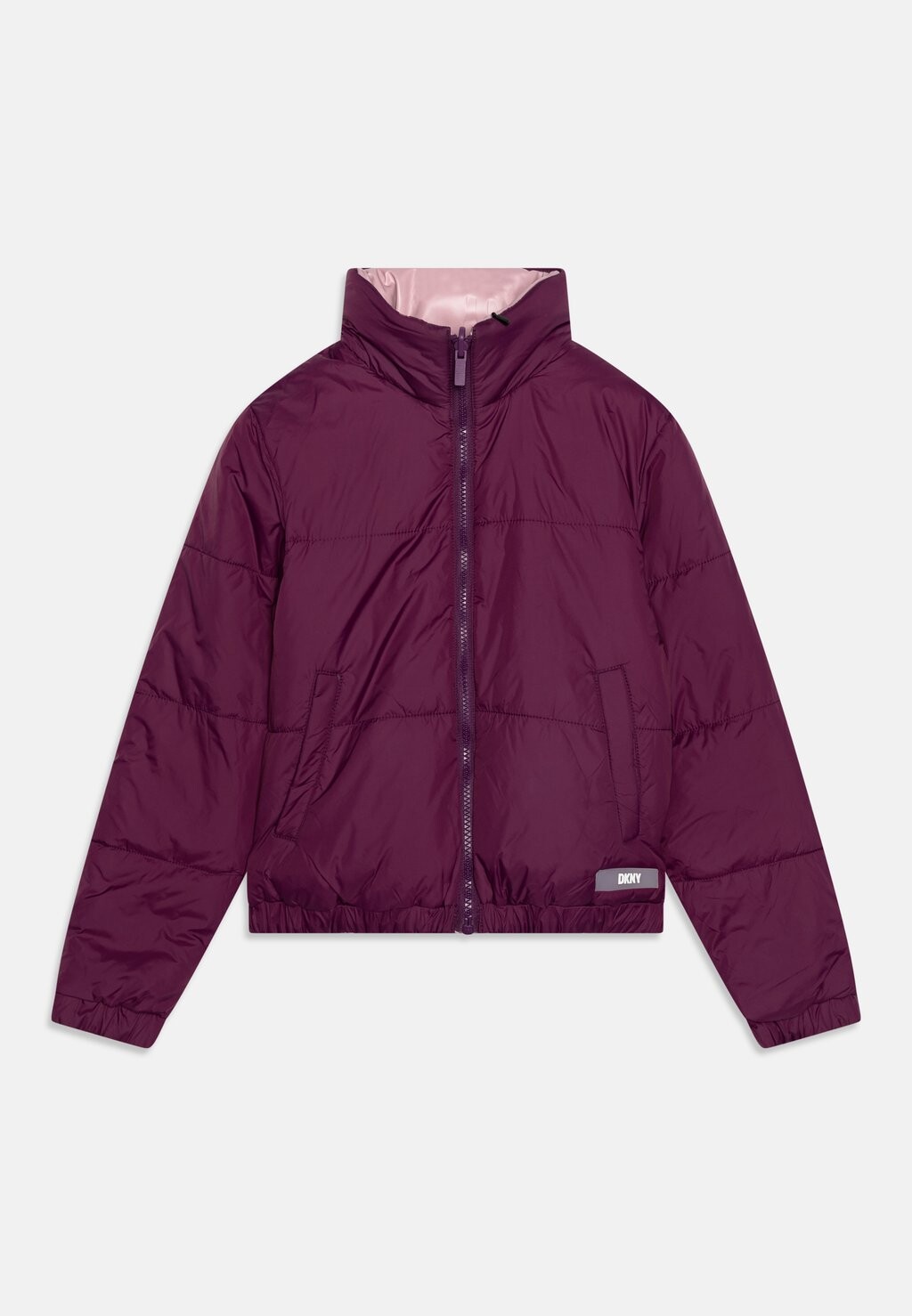 

Зимняя куртка REVERSIBLE PUFFER DKNY, цвет violet