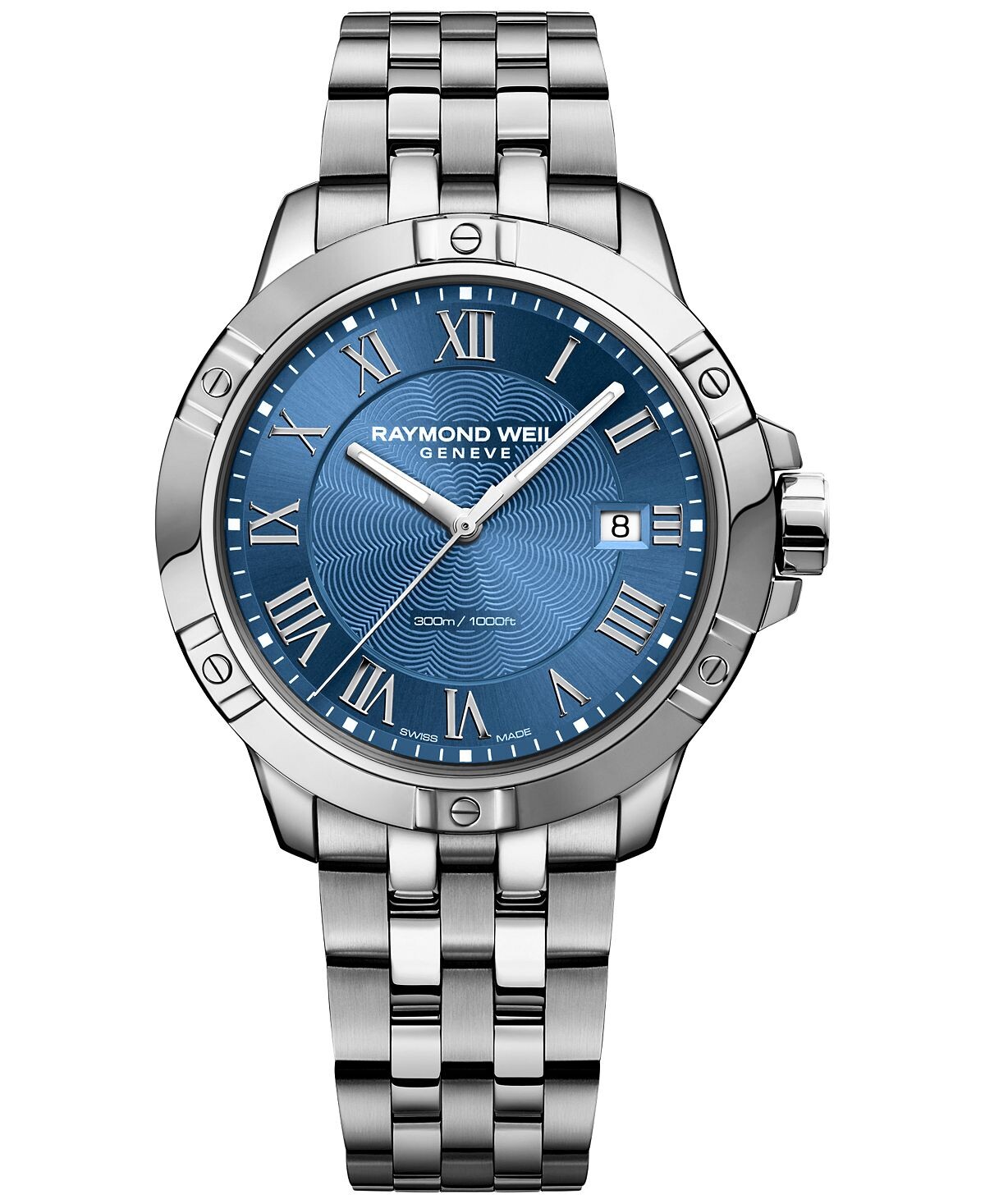 

Мужские часы Swiss Tango с браслетом из нержавеющей стали, 41 мм 8160-ST-00508 Raymond Weil