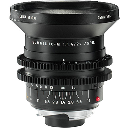 

Leitz Cine 24mm M 0.8 f/1.4 полнокадровый объектив с креплением M (футы)