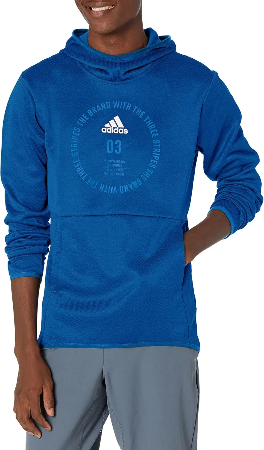 Толстовка adidas Team Issue Badge Of Sport с капюшоном — фото 2