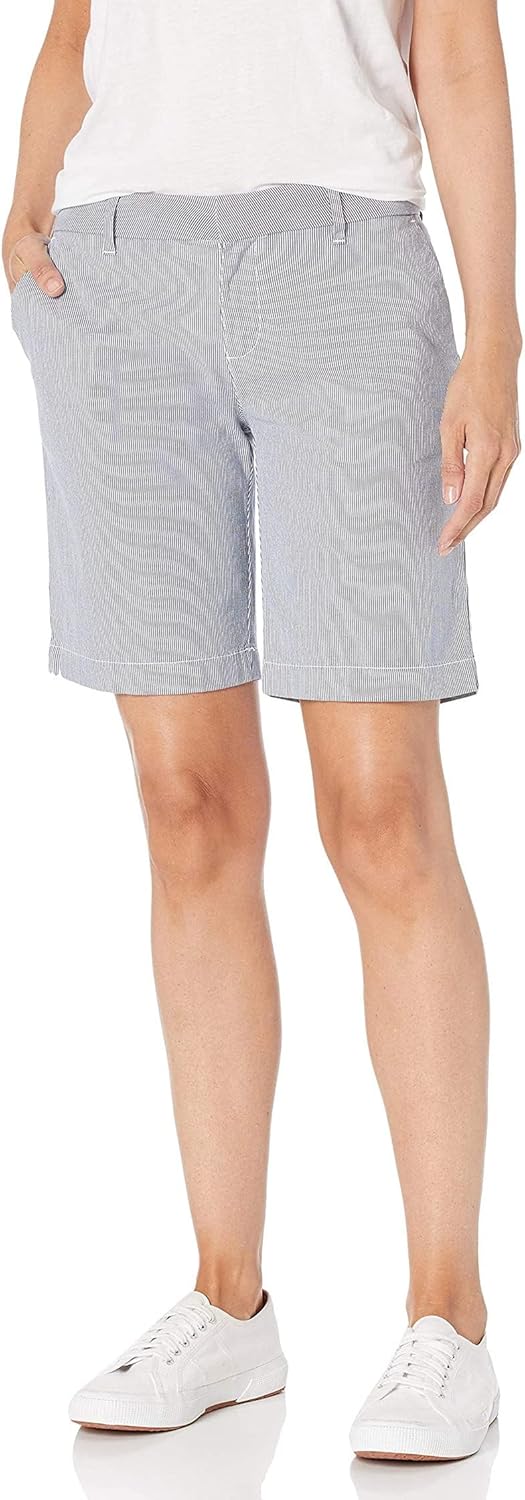 

Женские шорты-чиносы Hollywood от Tommy Hilfiger длиной 9 дюймов (стандартные и большие), Blue/White