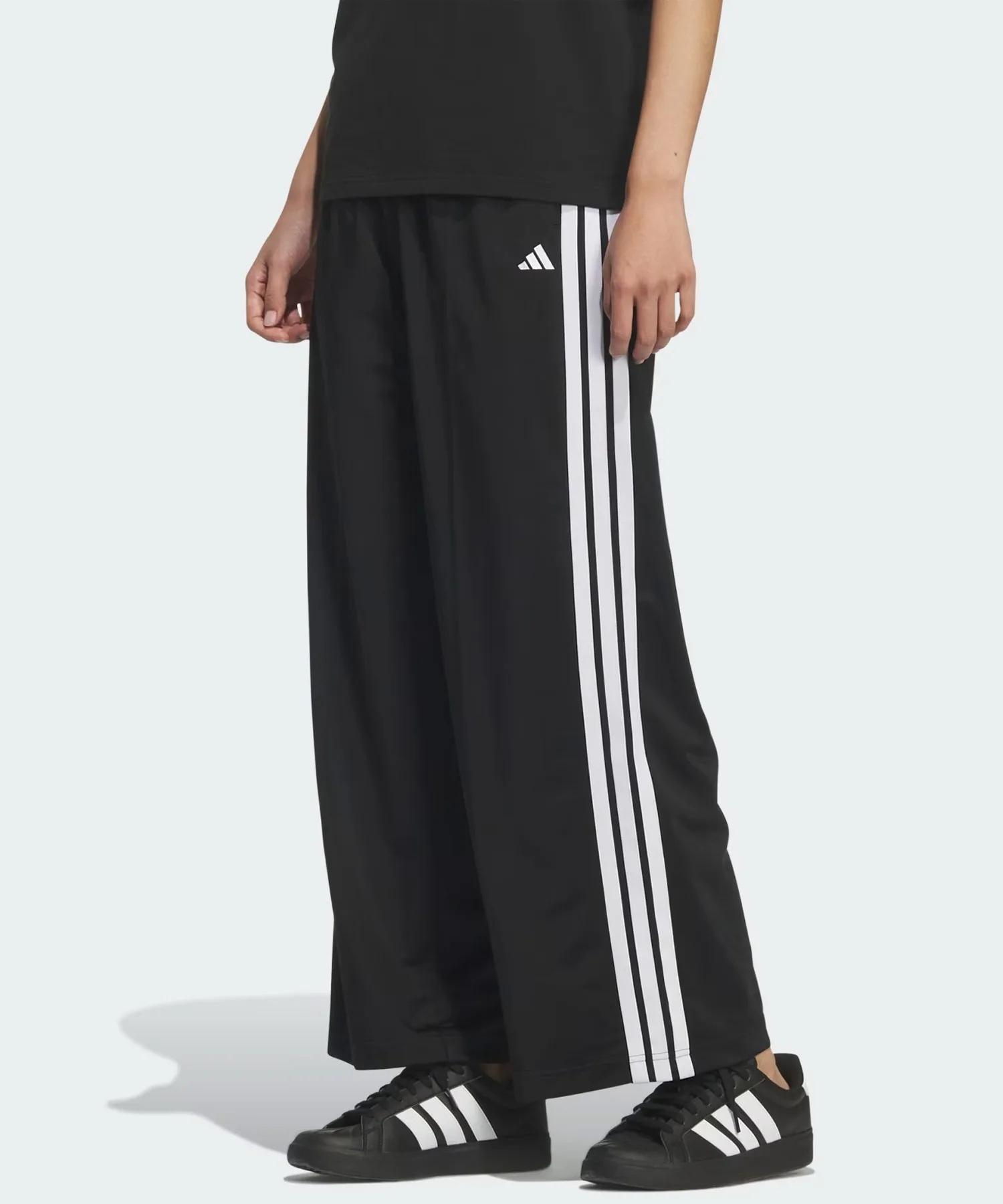 Женские спортивные брюки из полиэстера LOI58 adidas черные
