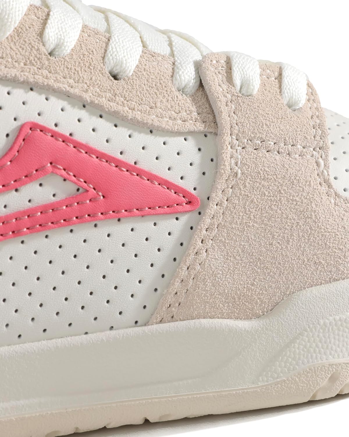 Мужские скейтерские кеды Lakai Telford Low - обувь для скейтбординга, Fog Suede Strawberry — фото 3