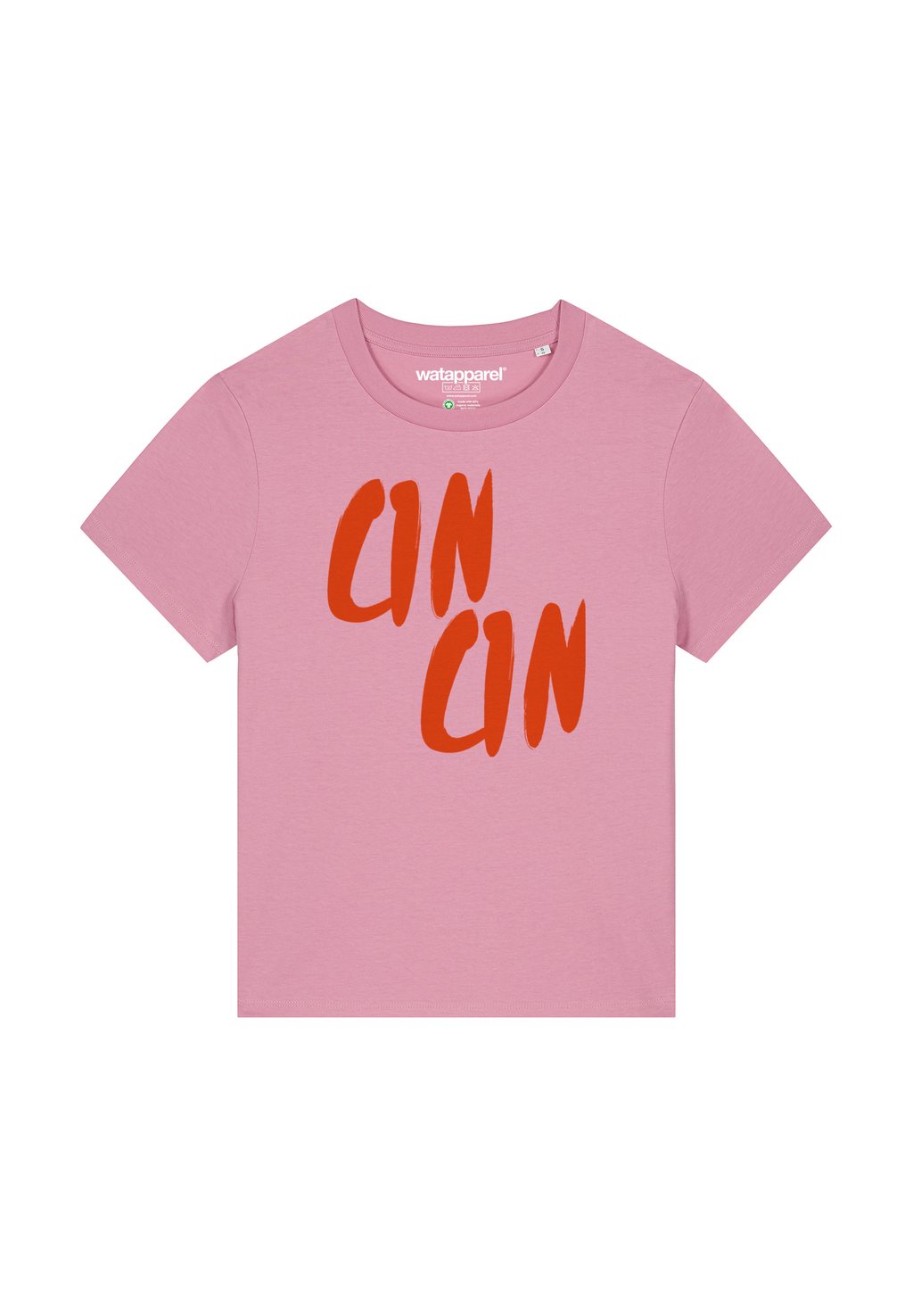 

Футболка с принтом CIN CIN watapparel, светло-розовый