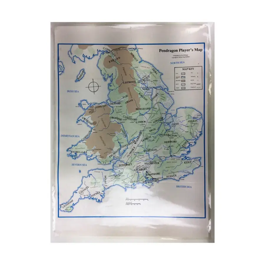 

Король Артур Пендрагон (3-е издание) — только карта!, Pendragon (Chaosium)