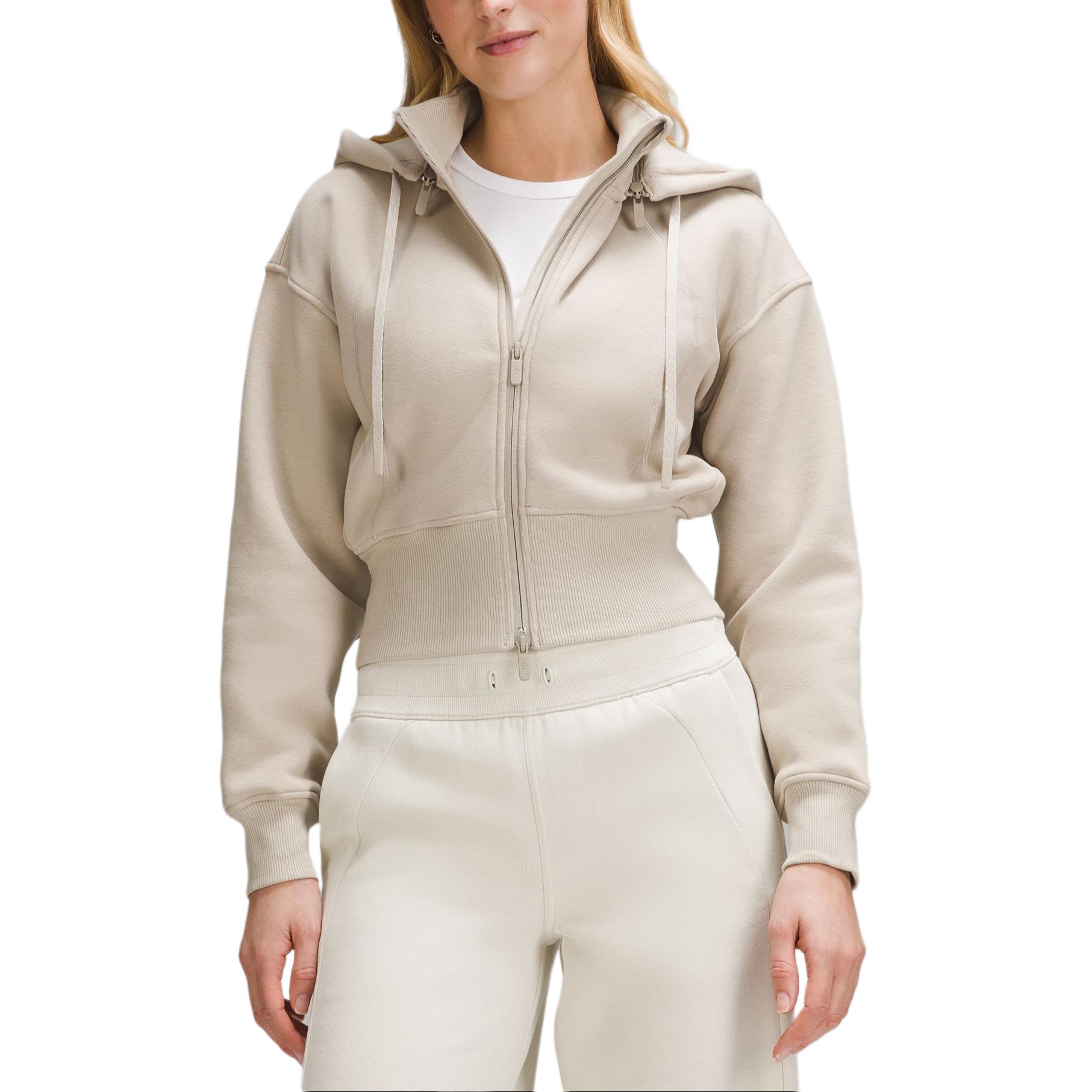 

Пуховая флисовая куртка Lululemon, цвет экрю/костяной, Белый, Пуховая флисовая куртка Lululemon, цвет экрю/костяной