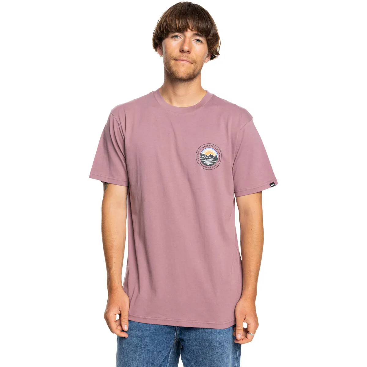 

Мужские пейзажи Quiksilver футболка, пурпурный
