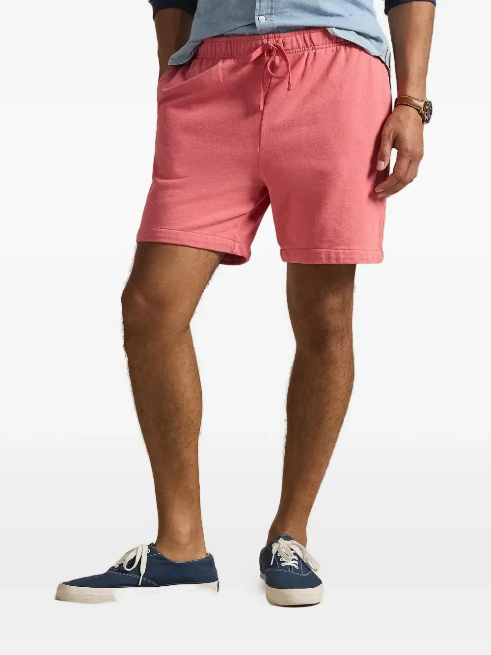 Спортивные шорты на шнурке POLO RALPH LAUREN, розовый