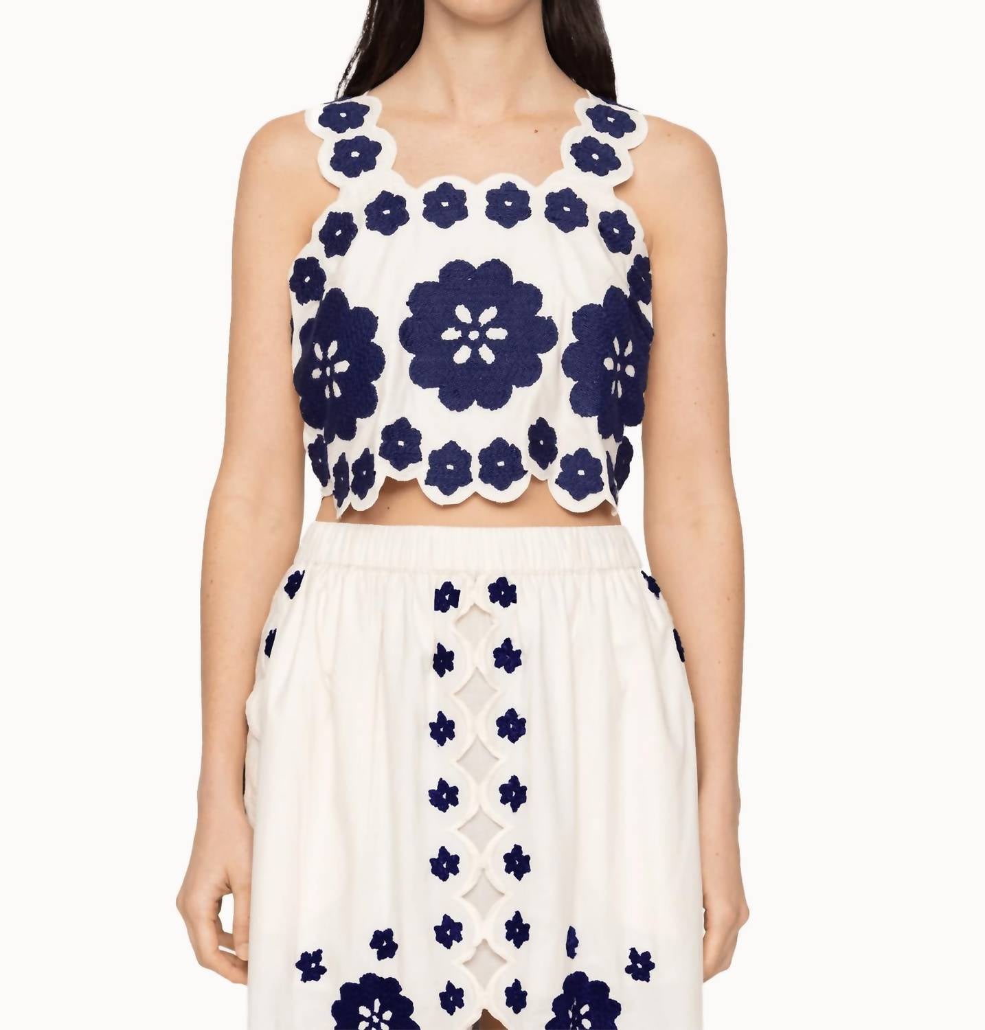 

Топ Катрин в синем SEA