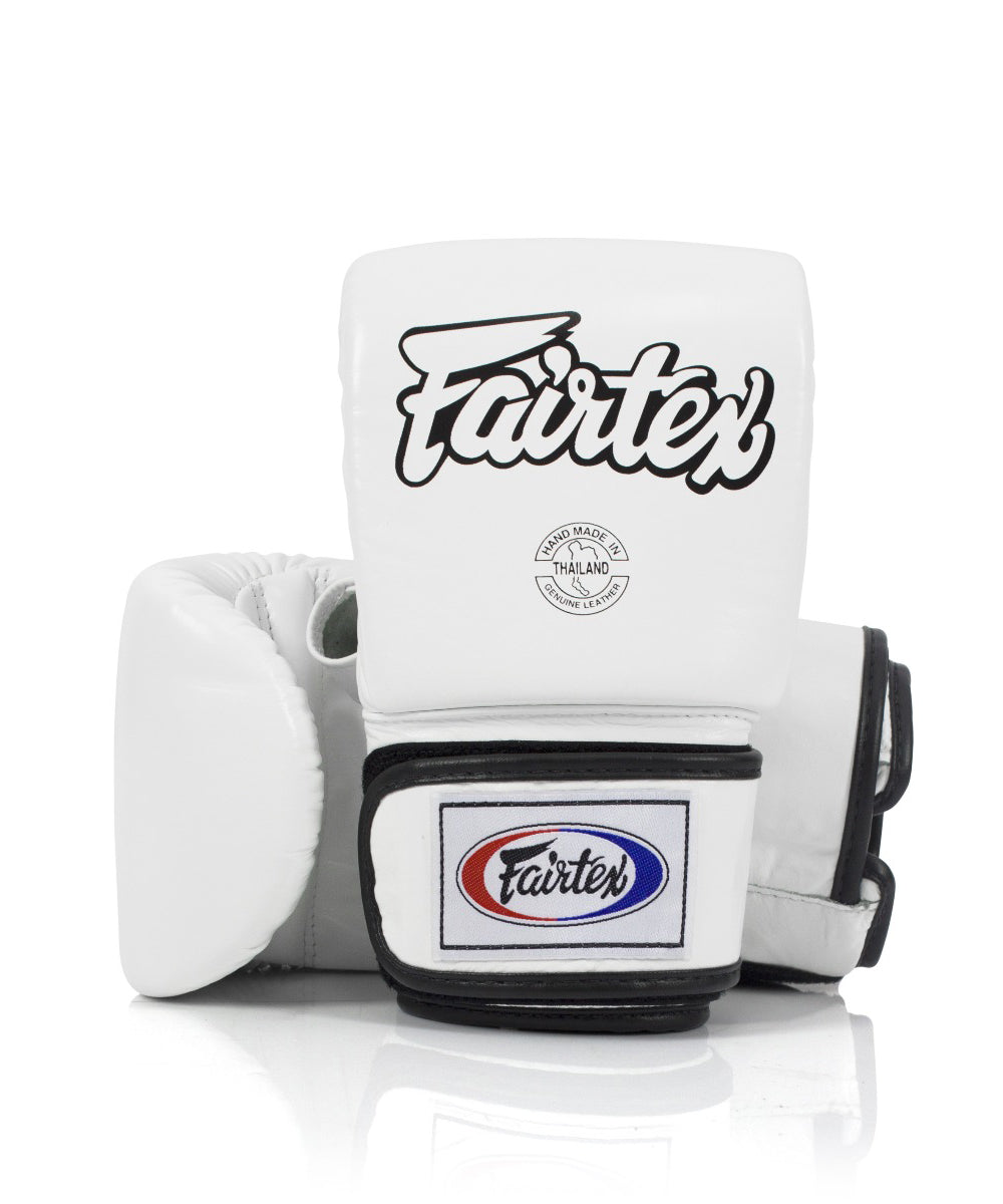 

Перчатки Fairtex Super Sparring Bag Gloves - Open Thumb, белый