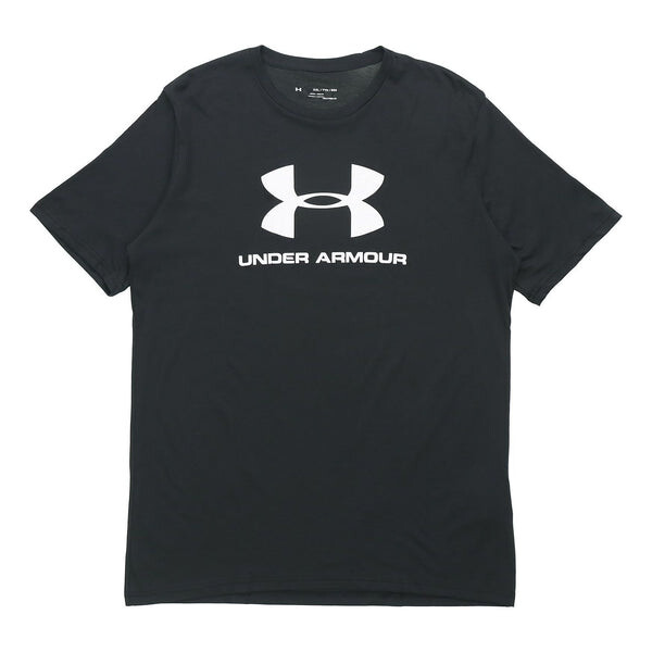 

Футболка men's ua sportstyle logo short sleeve black Under Armour, черный