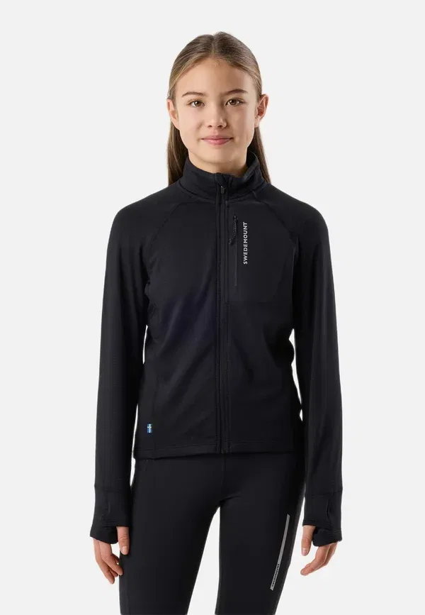 Куртка тренировочная Swedemount Ultra Light Full Zip G Jr, черный