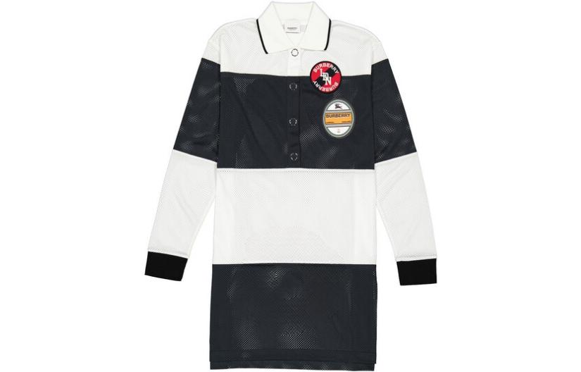 

Женское платье с длинными рукавами Burberry, мультиколор