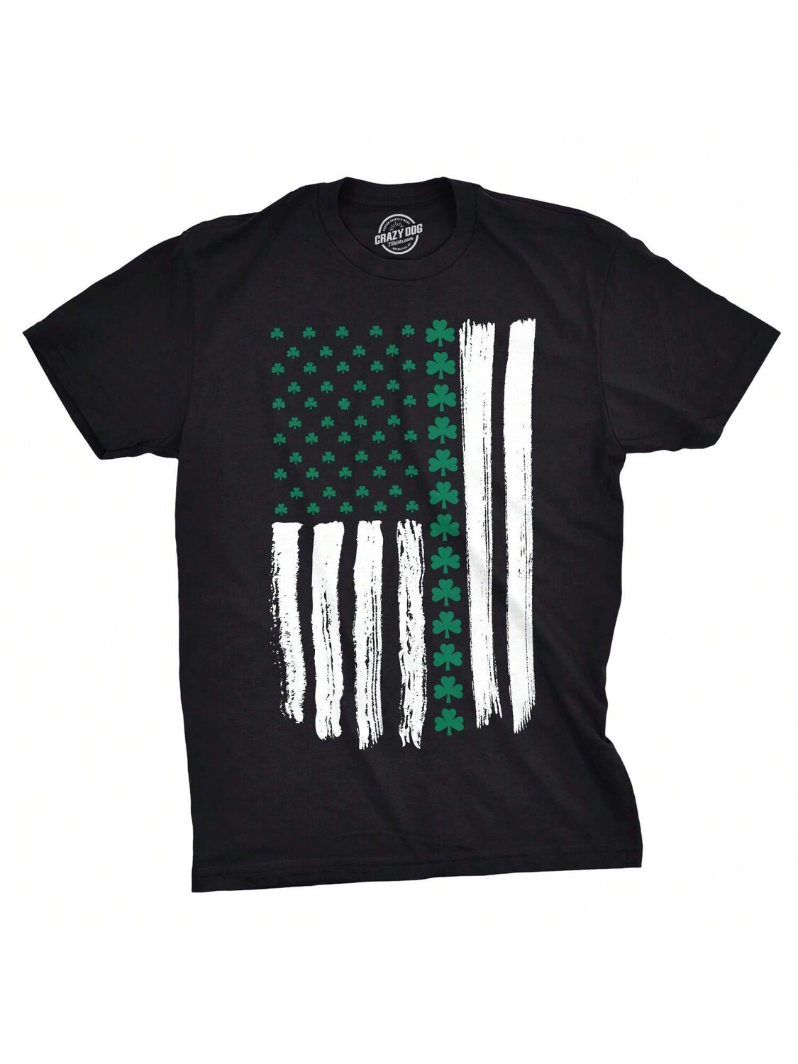 

Футболка мужская Shamrock с флагом США, черный