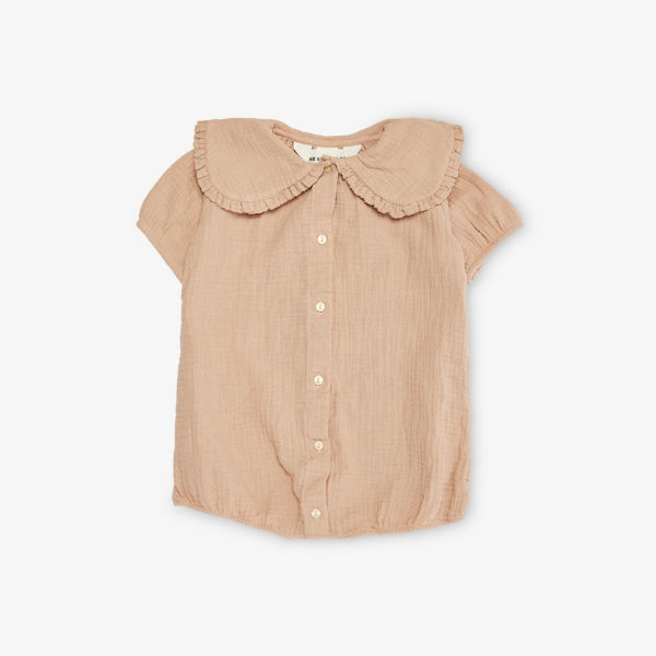 

Комбинезон H&M Adorables с воротником-рюш, бежевый