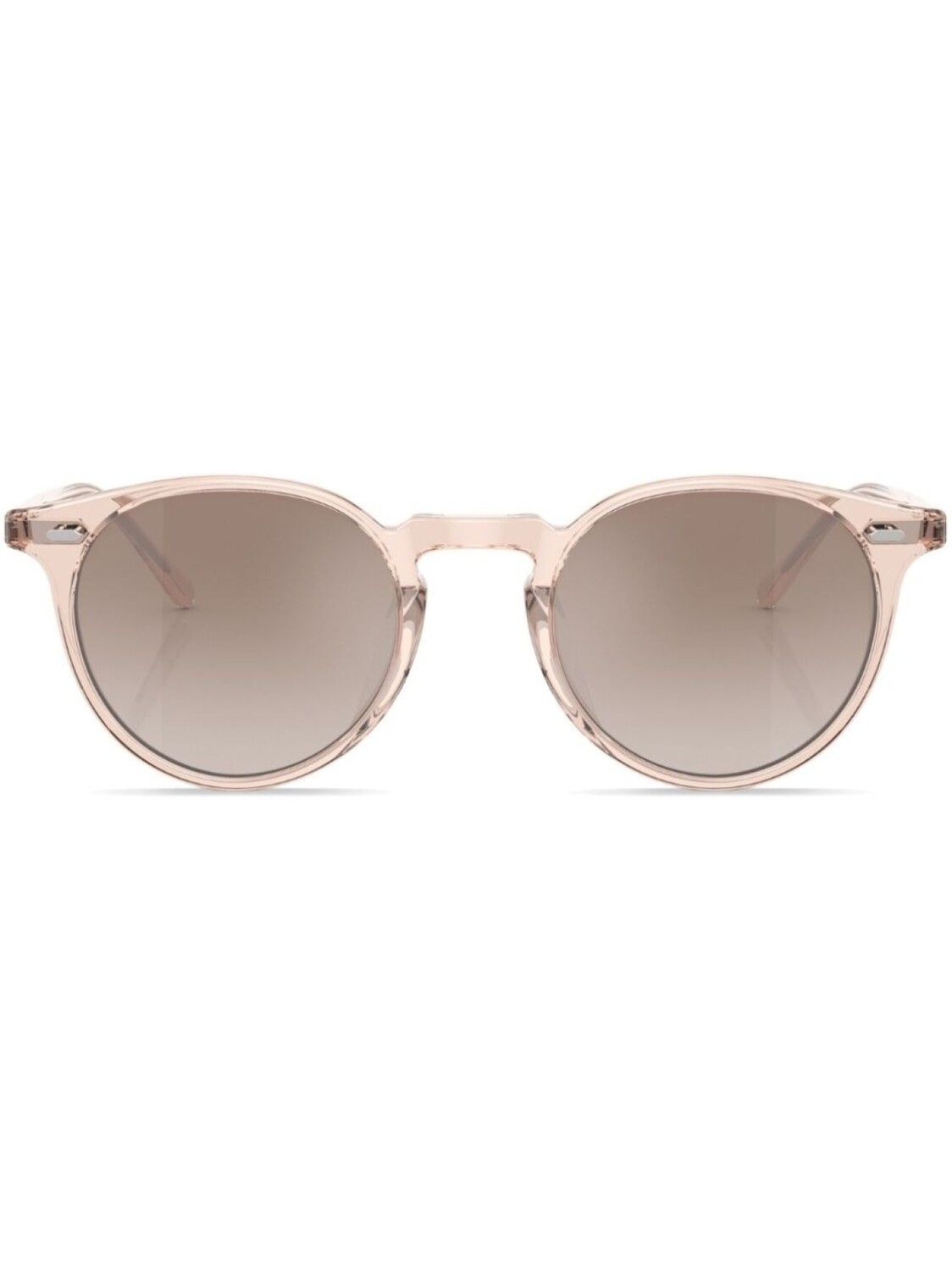 

Oliver Peoples солнцезащитные очки в круглой оправе, красный