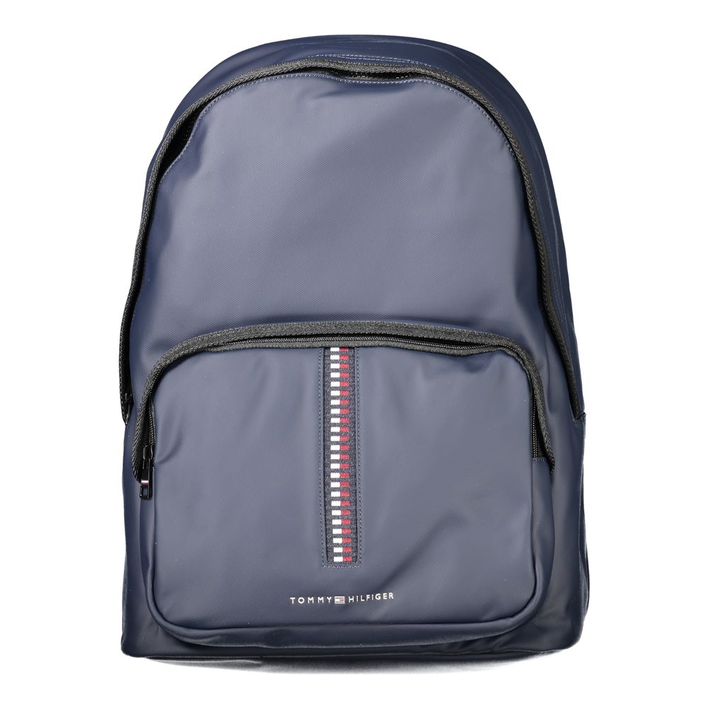 

Синий полиэтиленовый мужской рюкзак Tommy Hilfiger