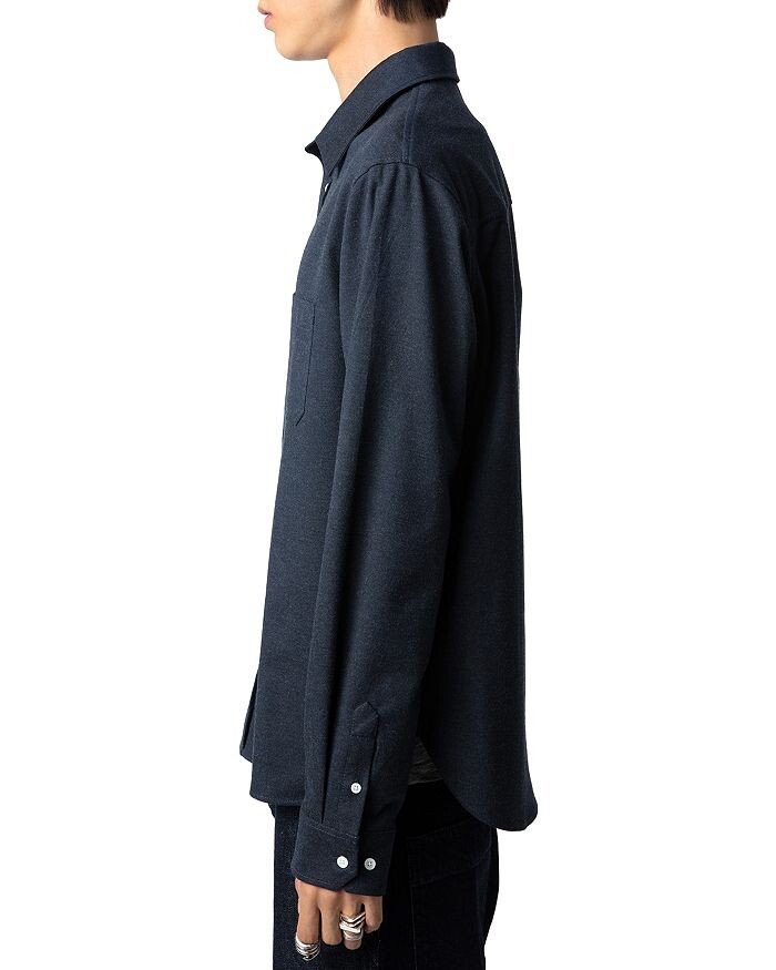

Фланелевая рубашка Zadig & Voltaire Stan, синий