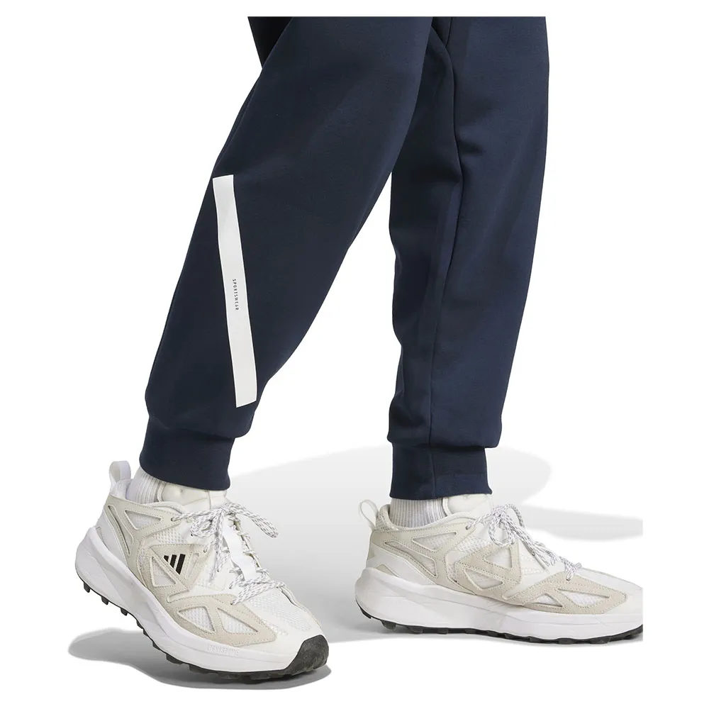 Брюки adidas ZNE, синий — фото 4