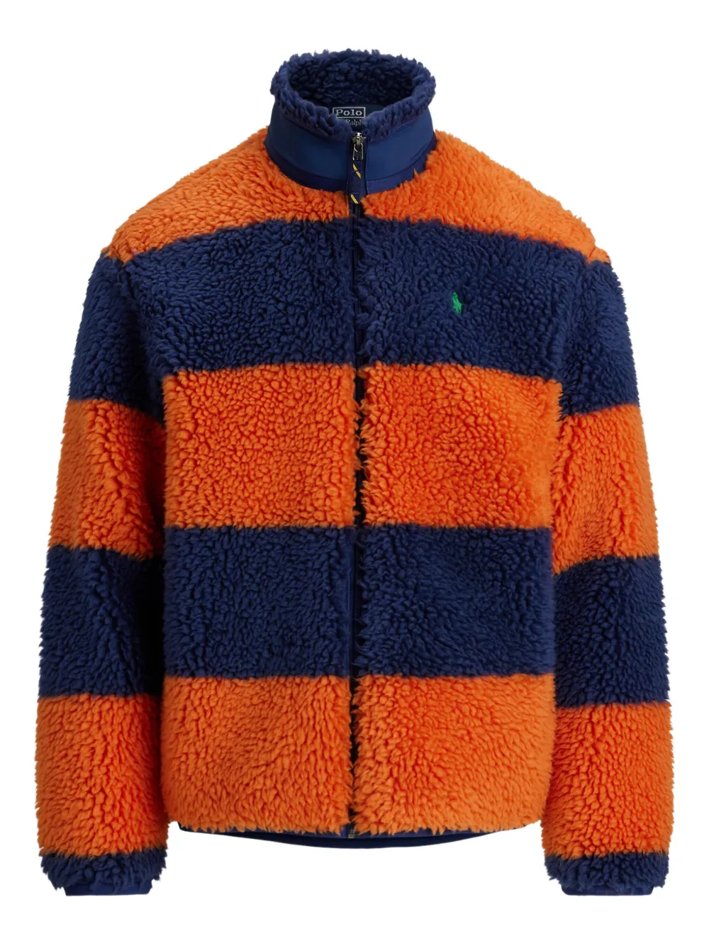 

Флисовая куртка в полоску POLO RALPH LAUREN, оранжевый