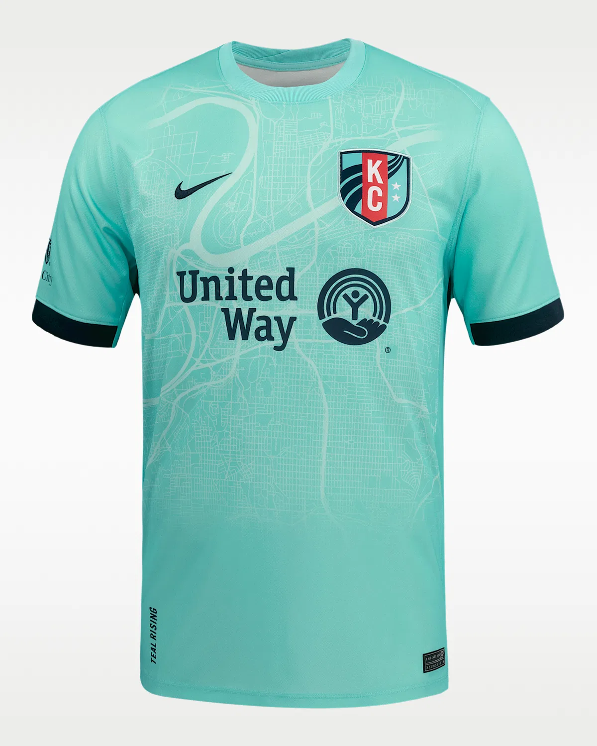 Мужская футболка Nike Dri-FIT NWSL Replica Jersey Temwa Chaŵinga KC Current 2025 Stadium Away, Hyper Turquoise