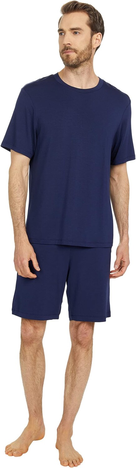 

Генри - комплект короткой пижамы Eberjey, цвет True Navy