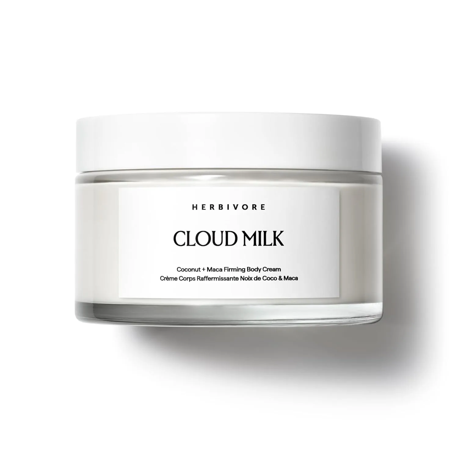 Укрепляющий крем для тела HERBIVORE Cloud Milk с кокосом и макой | Быстро впитывающийся увлажняющий крем для более гладкой и упругой кожи | Веганский, подходит для всех типов кожи, 195 мл / 6,6 унций