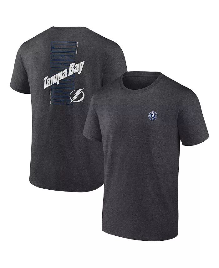 

Футболка мужская Heather Charcoal Tampa Bay Lightning Backbone Fanatics