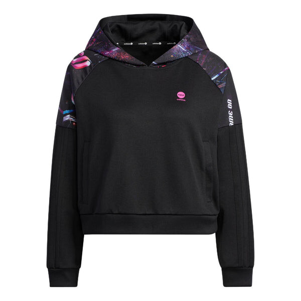 

Толстовка с капюшоном neo basketball hoodies Adidas, черный