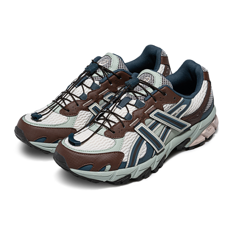Кроссовки Gel Sonoma TR62 Low top Sports Casual Unisex ASICS, milk белый/синий — фото 4
