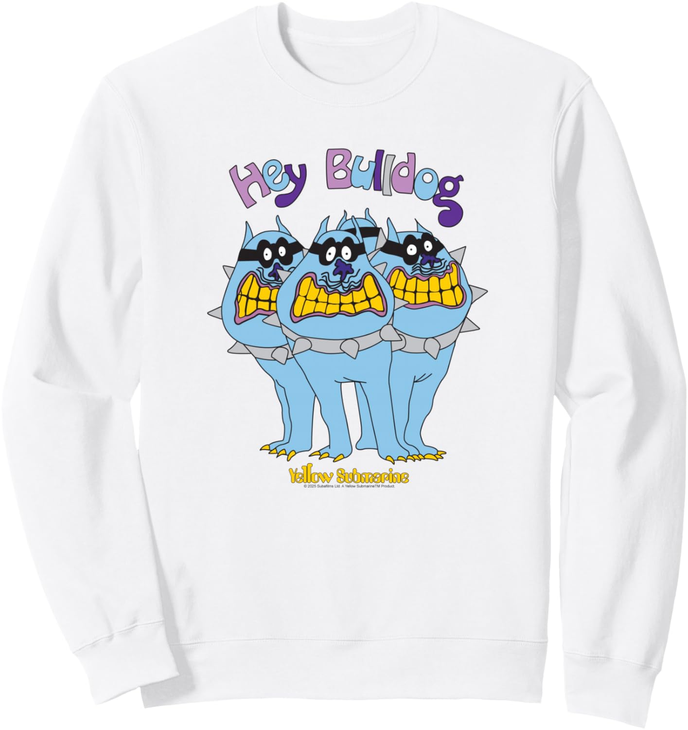 

Толстовка с изображением бульдога и надписью «Желтая подводная лодка Битлз» The Beatles