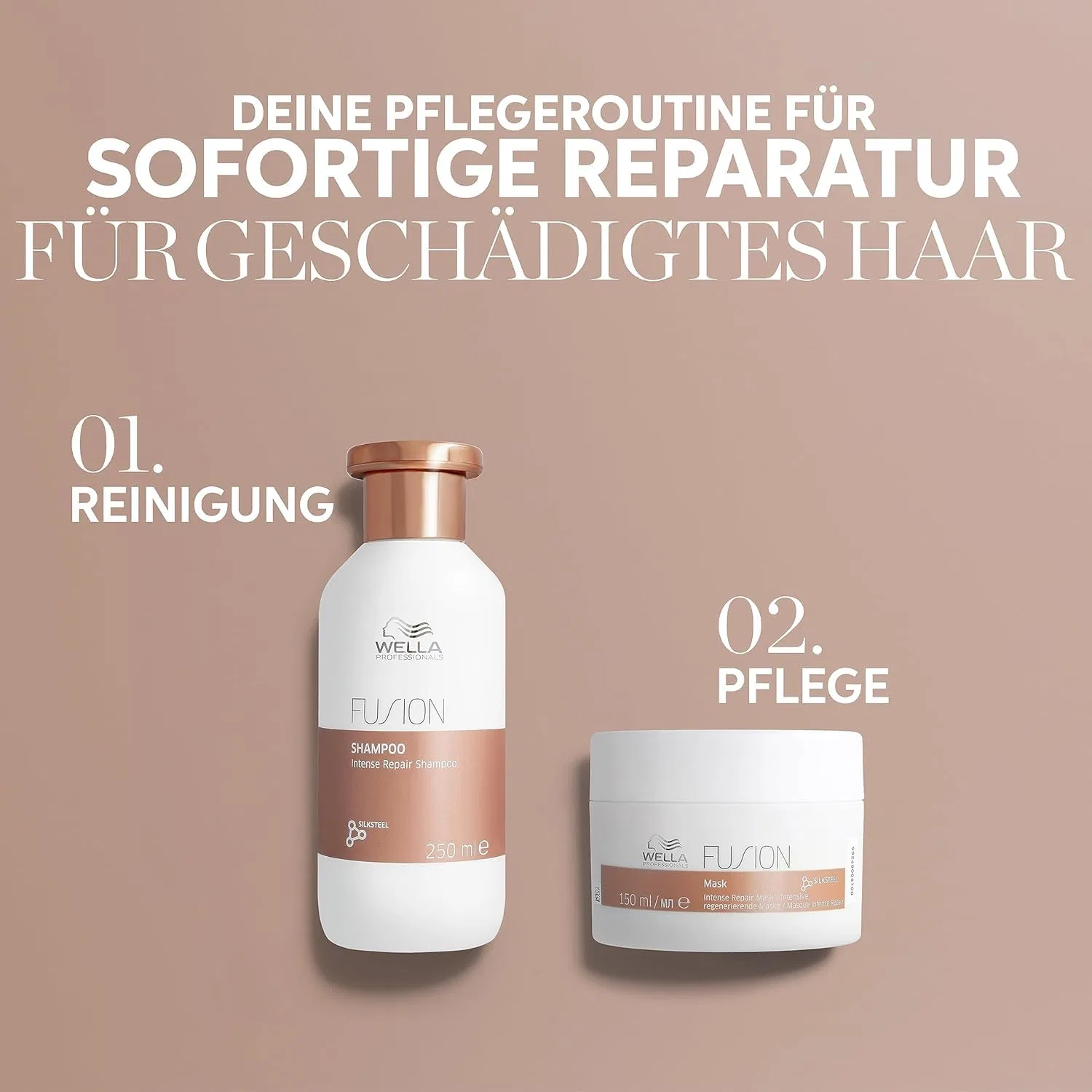 Шампунь для интенсивного восстановления волос Wella Fusion Intense Repair от Wella Professionals Wella Professionals — фото 4