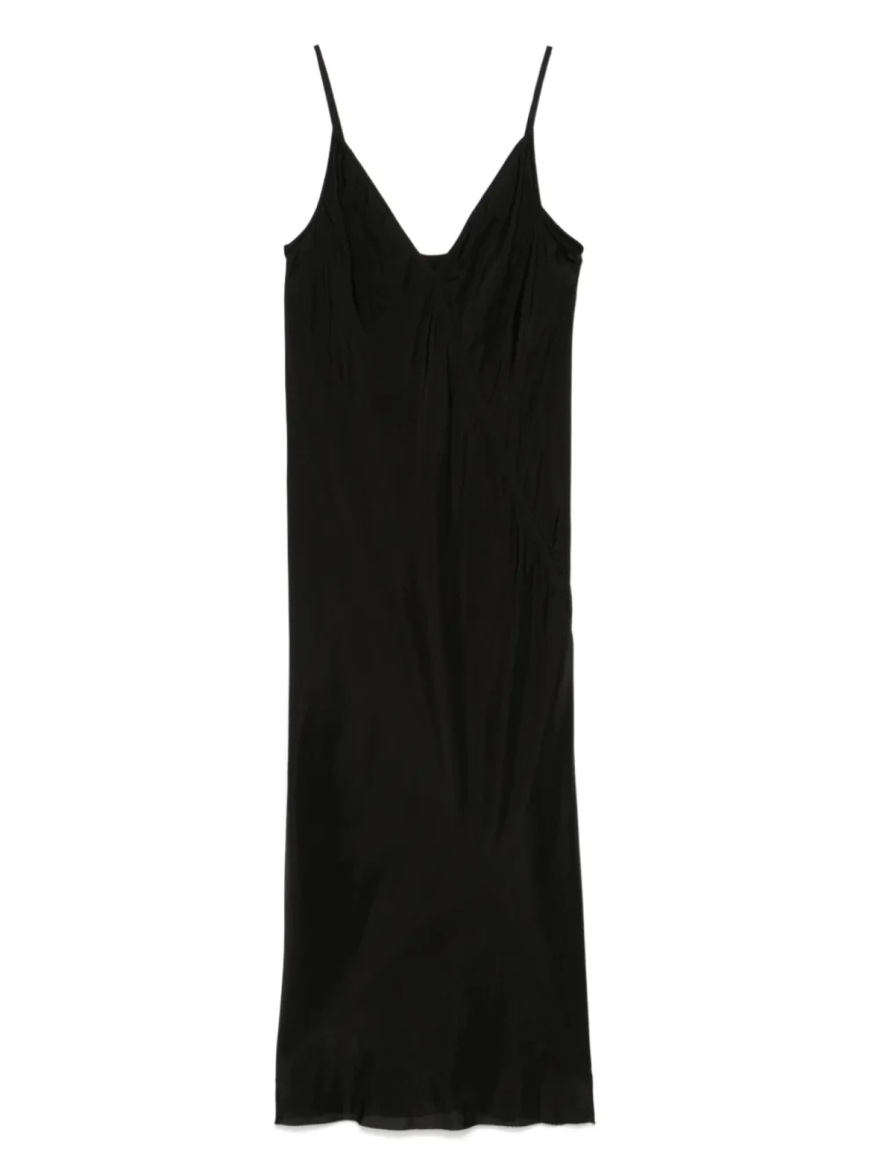 

Rick Owens платье-комбинация миди, черный
